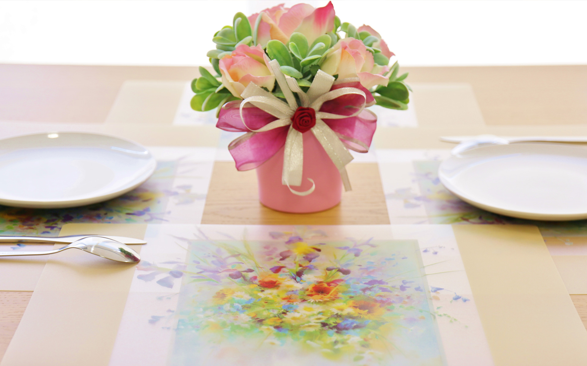 Cheerful,Quentain Table Mat,A Little Something On Dining Table.A Big Differece To Your Dining Experience.